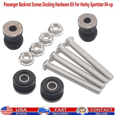 SissyBar Backrest Docking Hardware Quick Release Kit for Harley Sportster XL883N