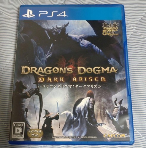 Dragons Dogma Dark Arisen Sony PS4 Operation Confirmed Japanese ver Used w/ Case