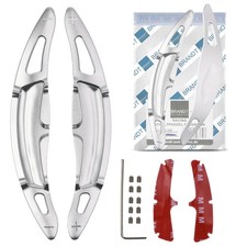 BRANDT Schaltwippen ALU SILBER für PORSCHE Panamera 971 S 4S Turbo GTS 2016-2023