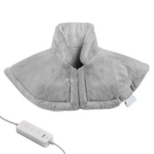 Heating Pad for Neck and Shoulder,Weighted Electric Heated Wrap for Neck and ...