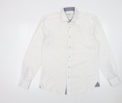 White Label Herren Hemd weiß spitz zulaufend 15,5/39 Langarm