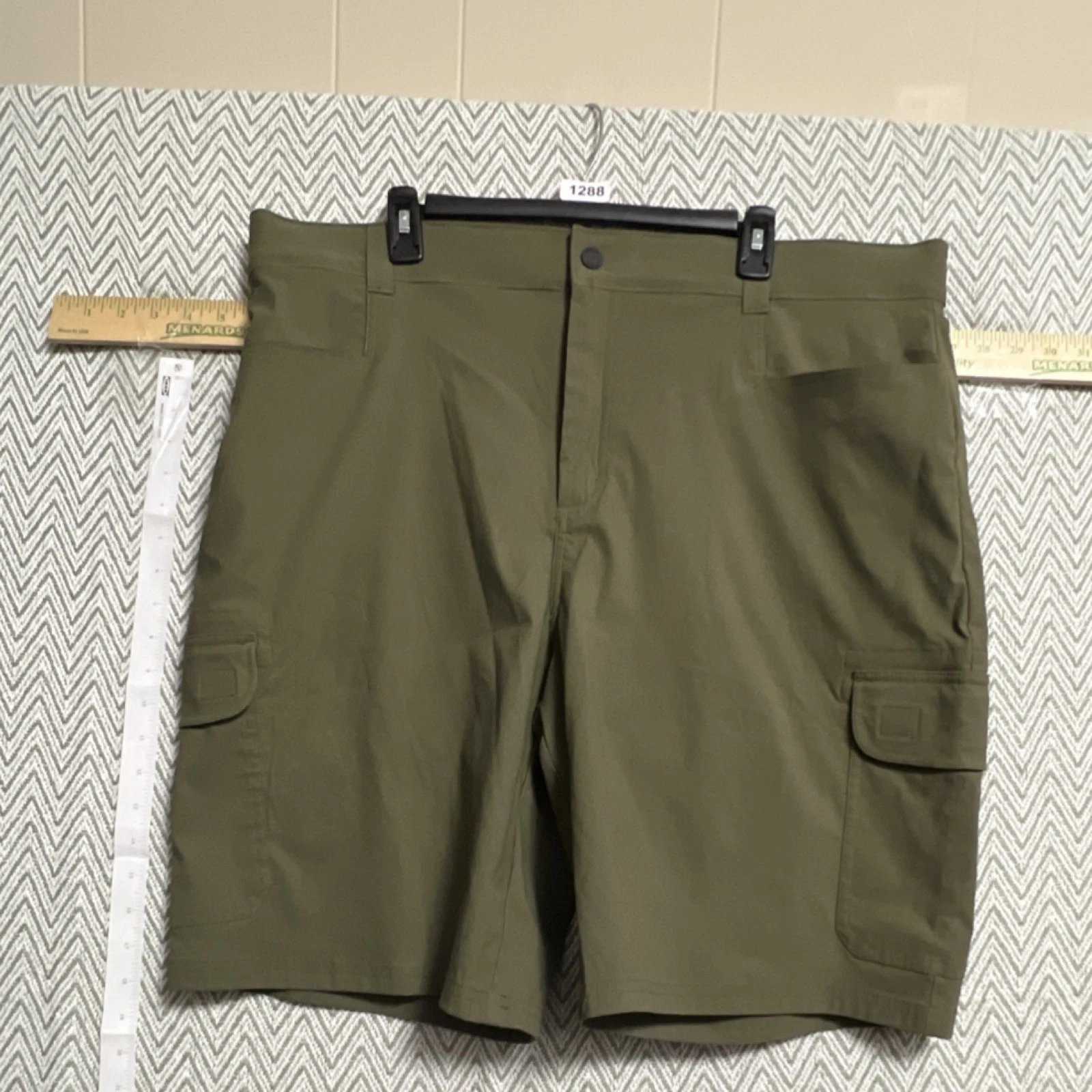 Orvis Men's Green Tech Cargo Sz 40 Shorts Hiking Outdoors Fishing Work