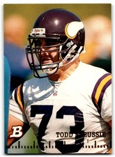 1994 Bowman Todd Steussie Rookie Minnesota Vikings #246