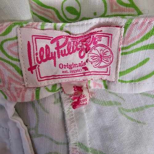 Lilly Pulitzer Damen 8 grün Lilly's Pad Frog Resort Fit Caprihose Freizeit - Bild 11 von 11