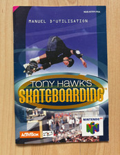 Tony Hawks Skateboading Nintendo N4 Instruction Manual / Booklet, Pal, VGC/MINT