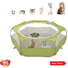 Waterproof Small Animals Playpen - Portable Outdoor Tent for Kittens  Puppies