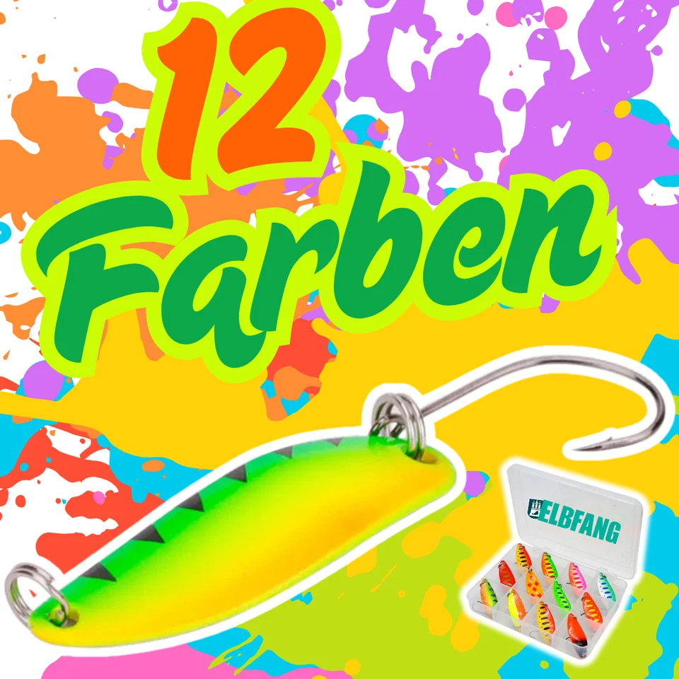 ELBFANG© FORELLEN Spoon Set Forellenköder 3,5g | Blinker Spinner Angeln - Bild 2 von 4
