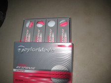 1 dozen BRAND NEW Taylor Made Tour Response golf balls Stripe Pink