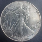 1987 American Silver Eagle | 1 oz .999 Fine Silver | BU | U.S. Mint Bullion