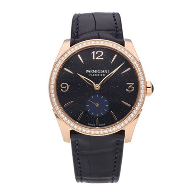 Parmigiani Tonda Metropolitaine 18k RG Auto Ladies Watch PFC800-1510320-HA3181