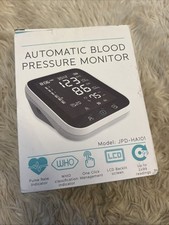 Blood Pressure Monitor Kit LED Automatic Digital Memory Case Adjustable Cuff
