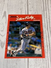 Donruss 1990 Steve Finley #215 Baltimore Orioles Baseball Card