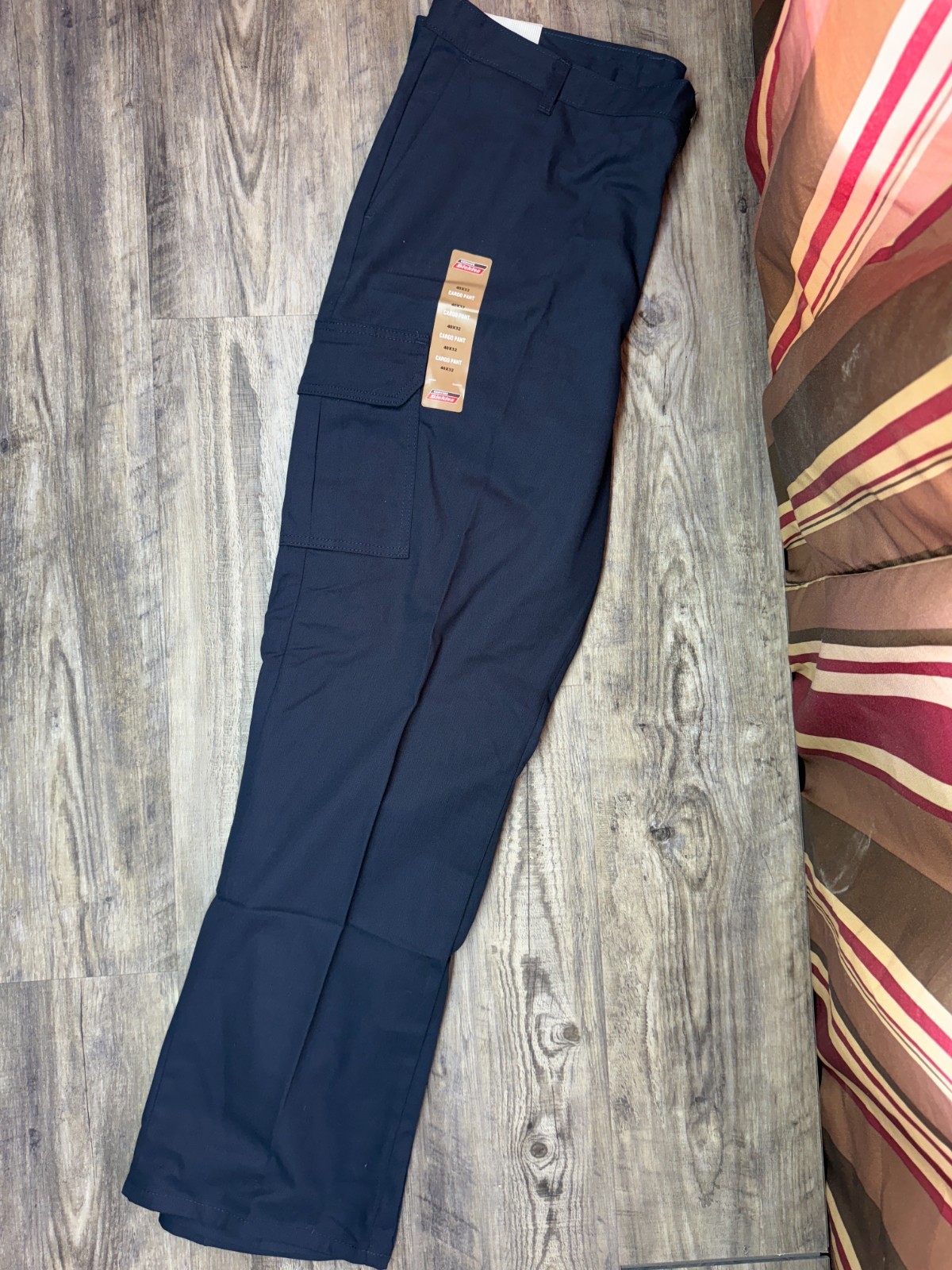 Dickies Flex Cargo Work Pants Men's Relaxed Fit Navy 40x32 NWT