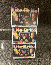 Lite-Brite Mini Toy Set w/ Colorful Pegs, 90 Pieces, Ages 4