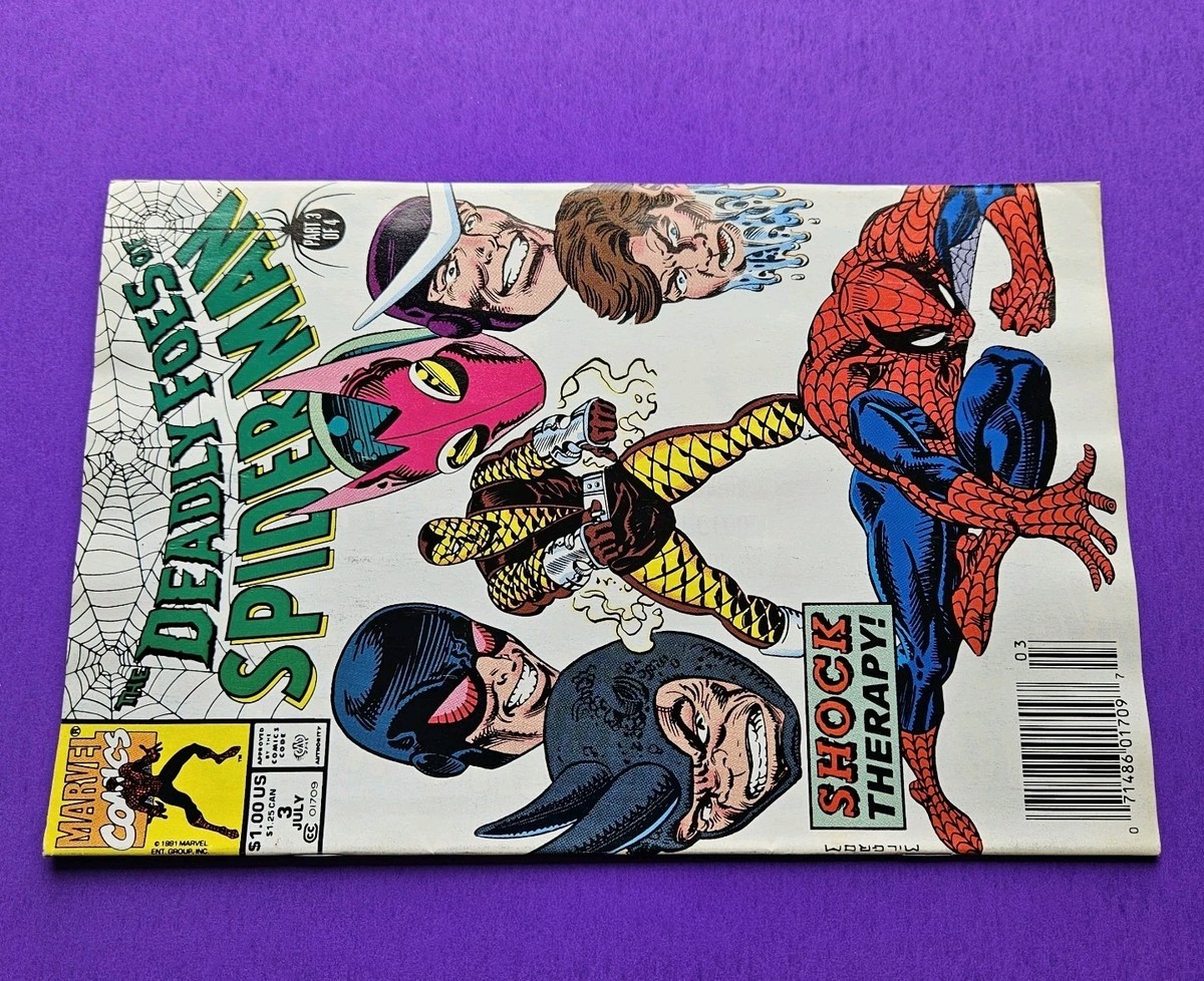 DEADLY FOES OF SPIDER-MAN #3 Comic Book With Bag And Board VF/NM
