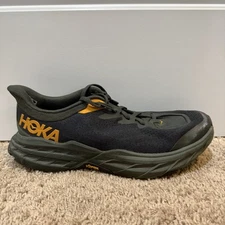 Hoka One One Speedgoat 5 Shoes Mens Size 8 Black Vibram Trail Running Sneakers