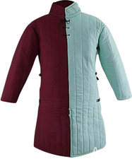 Men  s Two-Tone Padded Gambeson Jacket   Medieval Quilted HEMA Fencing Armor.