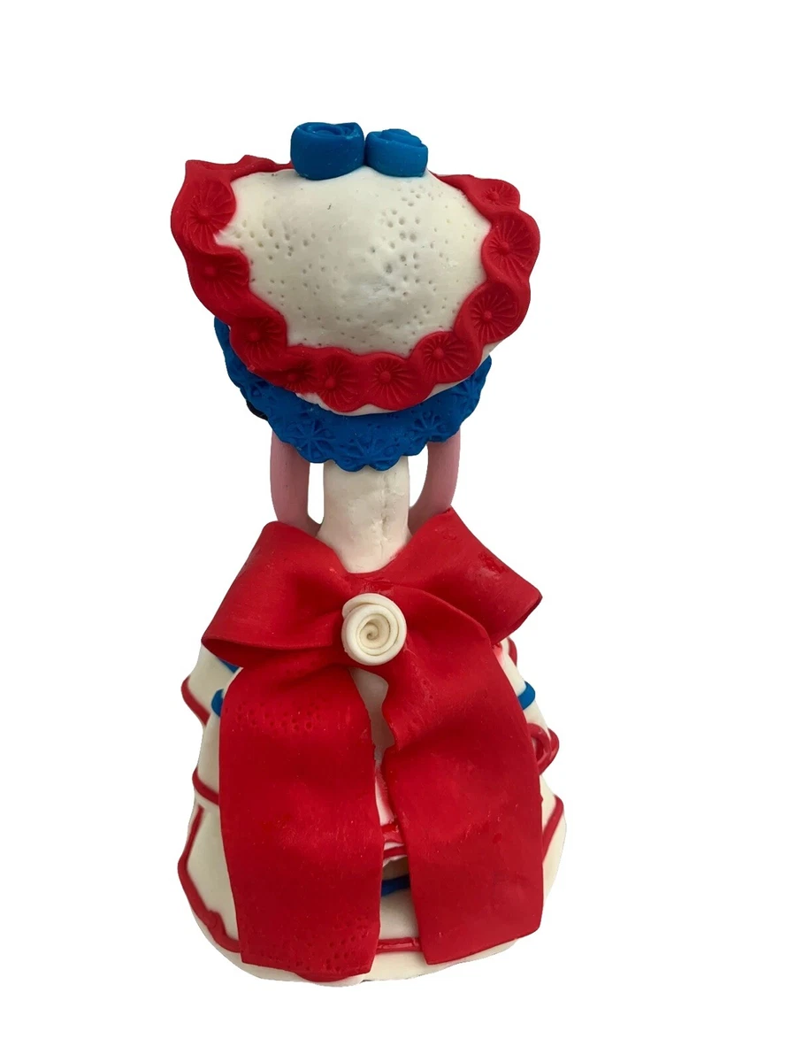 Dominican Republic Porcelanicron Faceless Doll Figurine 7