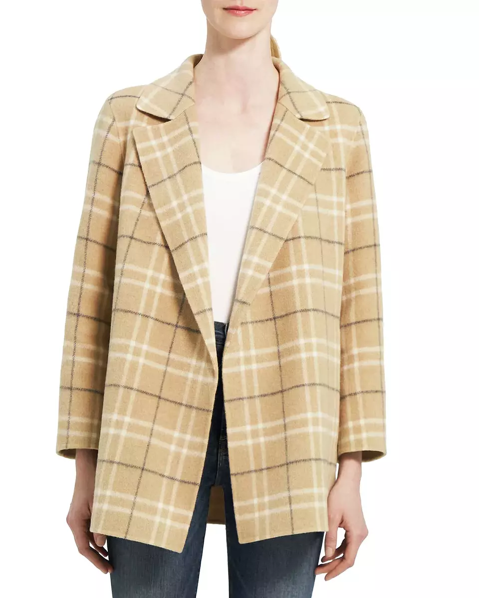 Camel, Double Faced Wool Jacket