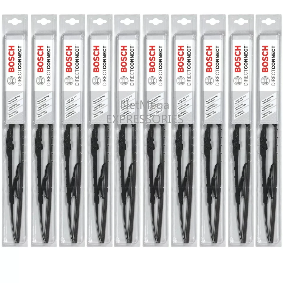 PACK de 10 escobillas limpiaparabrisas Bosch Direct Connect 20" - Calidad OEM, ESTUCHE (paquete de 10) Foto 2 de 3