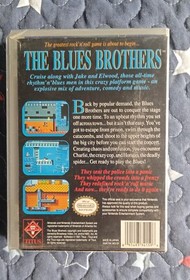 BLUES BROTHERS Nintendo Nes Box and Cover ex rental Version