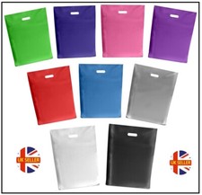 MIXTURE OF PLASTIC BAGS / GIFT CARRIER BAG / BOUTIQUE RETAIL - 10x12x4 Inches