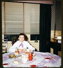 Stereo Realist Slide - Young Girl MERYL - 1954 Kodachrome