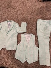 Kids Tuxedo  Includes Vest, Suit, And Pants. For 10 To 12 Year Olds