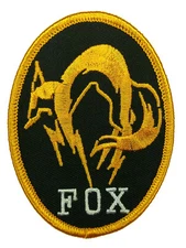 METAL GEAR SOLID FOX HOUND PS4 EMBROIDERED IRON ON  PATCH BY MILTACUSA