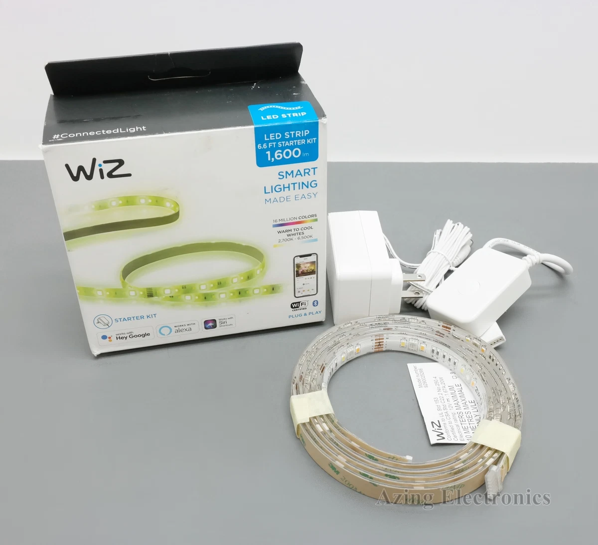 Wiz 603530 Smart Lighting WiFi LED 6.6 ft Starter Kit 46677603533 | eBay