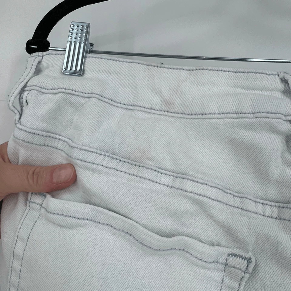 AVA VIV denim shorts tie dye cut off Size 20 plus size 2X hi rise - Image 3 of 4