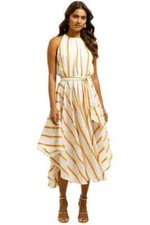 LOVER Round Neckline Lina Midi Work Wedding Size AU 10 RRP 550 WITH DEFECTS