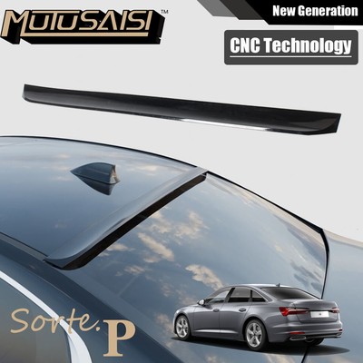 Fits AUDI A6 S6 2019-2022 Sedan Rear Roof Spoiler Wing Lower Kick Ducktail Style