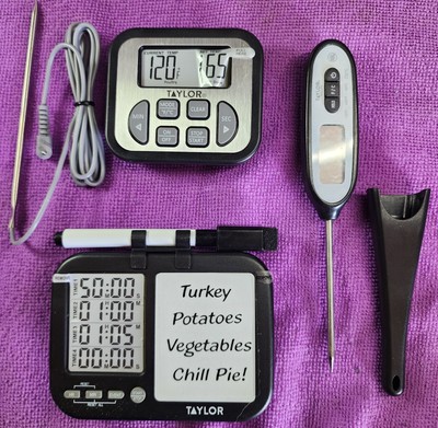 Taylor 3 Piece Thermometer & Timer Set-OPEN BOX ITEM