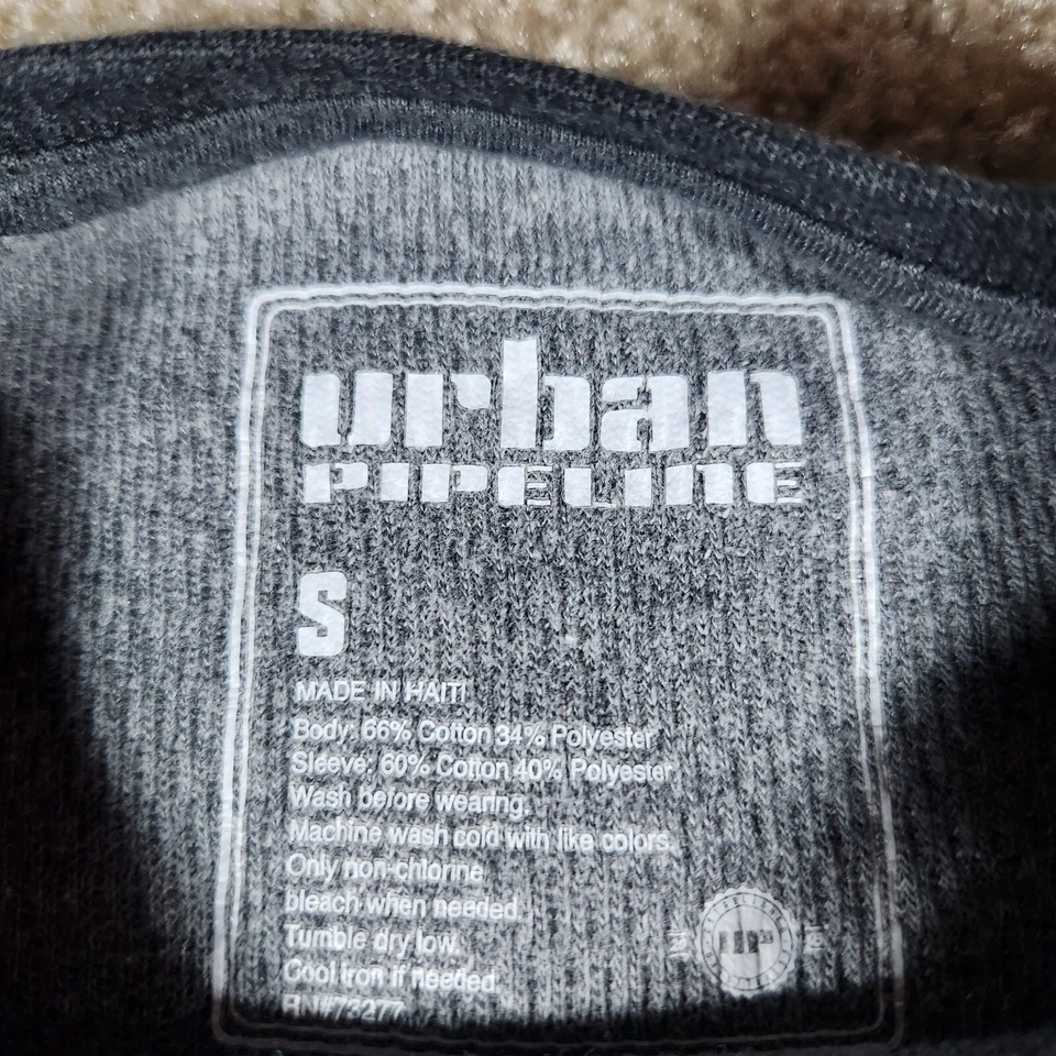 Camisa Urban Pipeline Hombre Manga Larga Térmica Talla Pequeña Gris #303 Foto 2 de 4