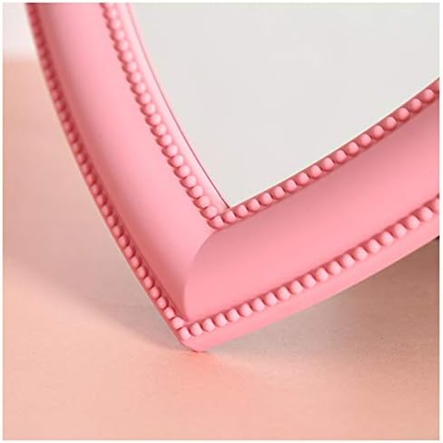 Makeup Mirror Heart Shape Wall Desktop Mirror Cosmetic Vanity Mirror for Women L - Picture 6 of 9