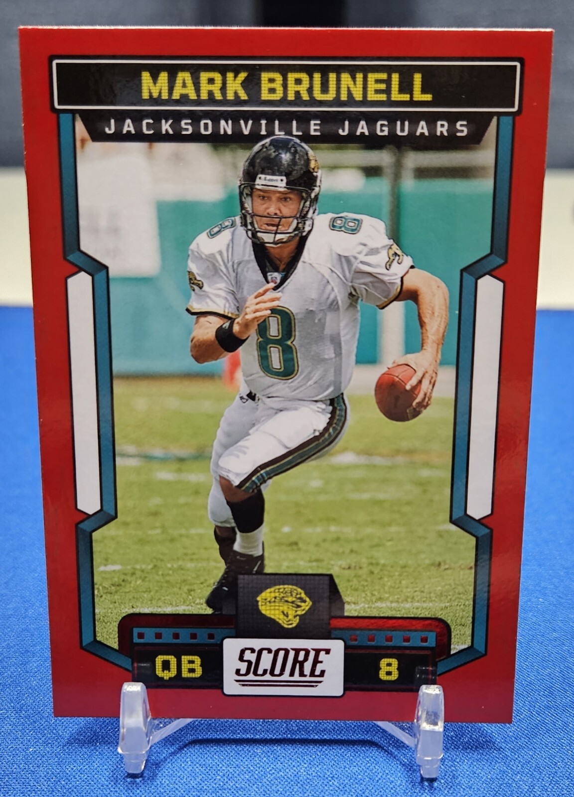 2023 Score Mark Brunell #26 Red Parallel Jaguars Football Card 