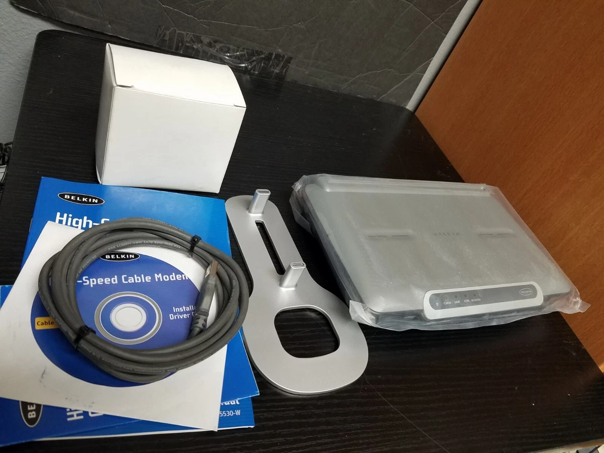 Belkin High Speed Cable Modem (F5D5530-W) *OPEN BOX* | EBay