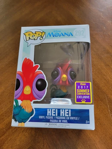 Funko Pop! Disney: Moana Hei Hei #292 2017 Summer Convention +Protector
