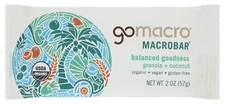 Gomacro Organic Macrobar Granola With Coconut 2 Oz Pack Of 4