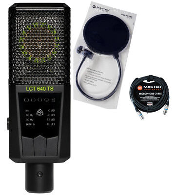Lewitt LCT 640 TS Multi-Pattern Condenser Microphone w/ Cable & Pop Filter