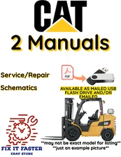 CAT T50D FORKLIFT CATERPILLAR SERVICE REPAIR SCHEMATICS MANUAL PDF ON USB