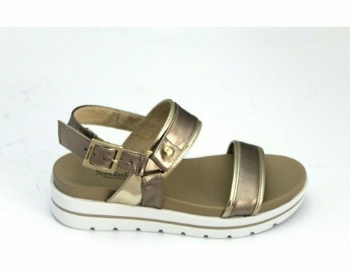 Art. E012564D 312 - Sandali Donna in Pelle - Bronzo - NeroGiardini
