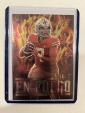CJ Stroud 2023 Select Draft Picks EN Fuego #EF-CS Rookie Ohio State Texans 
