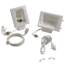 DataComm 50-6623-WH-7CON  7FT Flat Screen TV In Wall Power Kit  IWPE2_TV_7FT