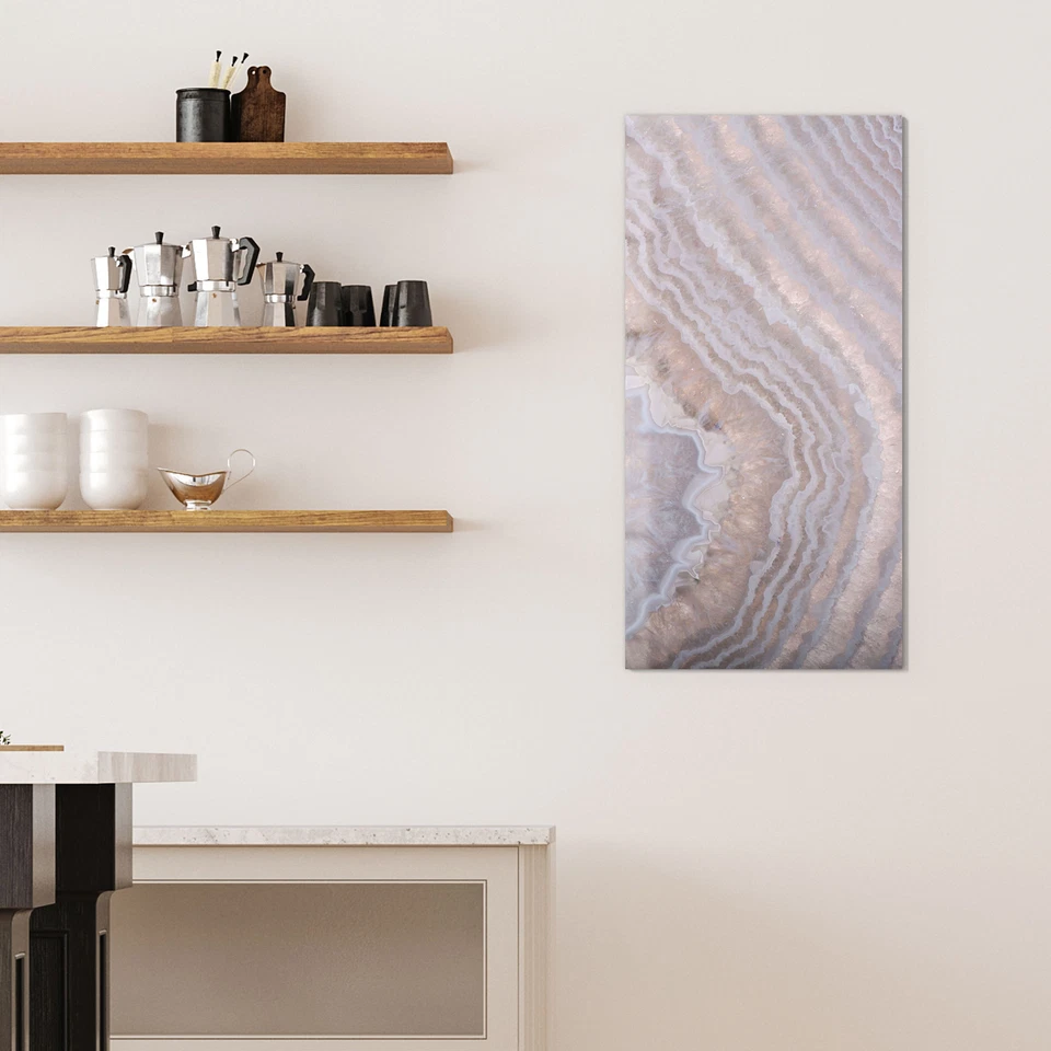 DEQORI Magnettafel Glas 'Helle Achatschicht' beschreibbar Whiteboard, v. Größen - Bild 3 von 4