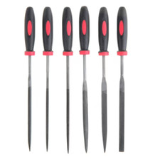 Project Source 6-Piece Needle File Set With Handles NEW