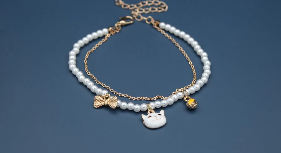 Armband Katze Damenarmband Frauenarmband Mädchenarmband Modeschmuck Geschenk - Bild 2 von 4