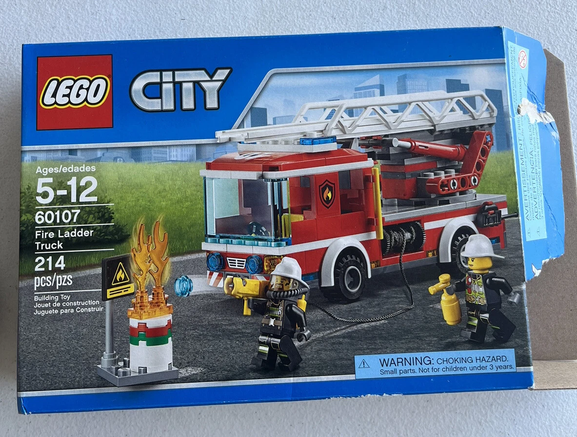 LEGO CITY Fire Ladder Truck 60107 673419247863 eBay