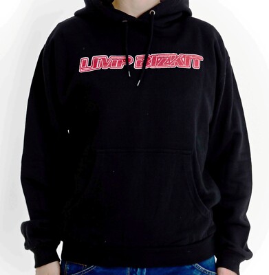 Hoodie Limp Bizkit Kapuzenpullover Größe XL Baumwolle schwarz cool